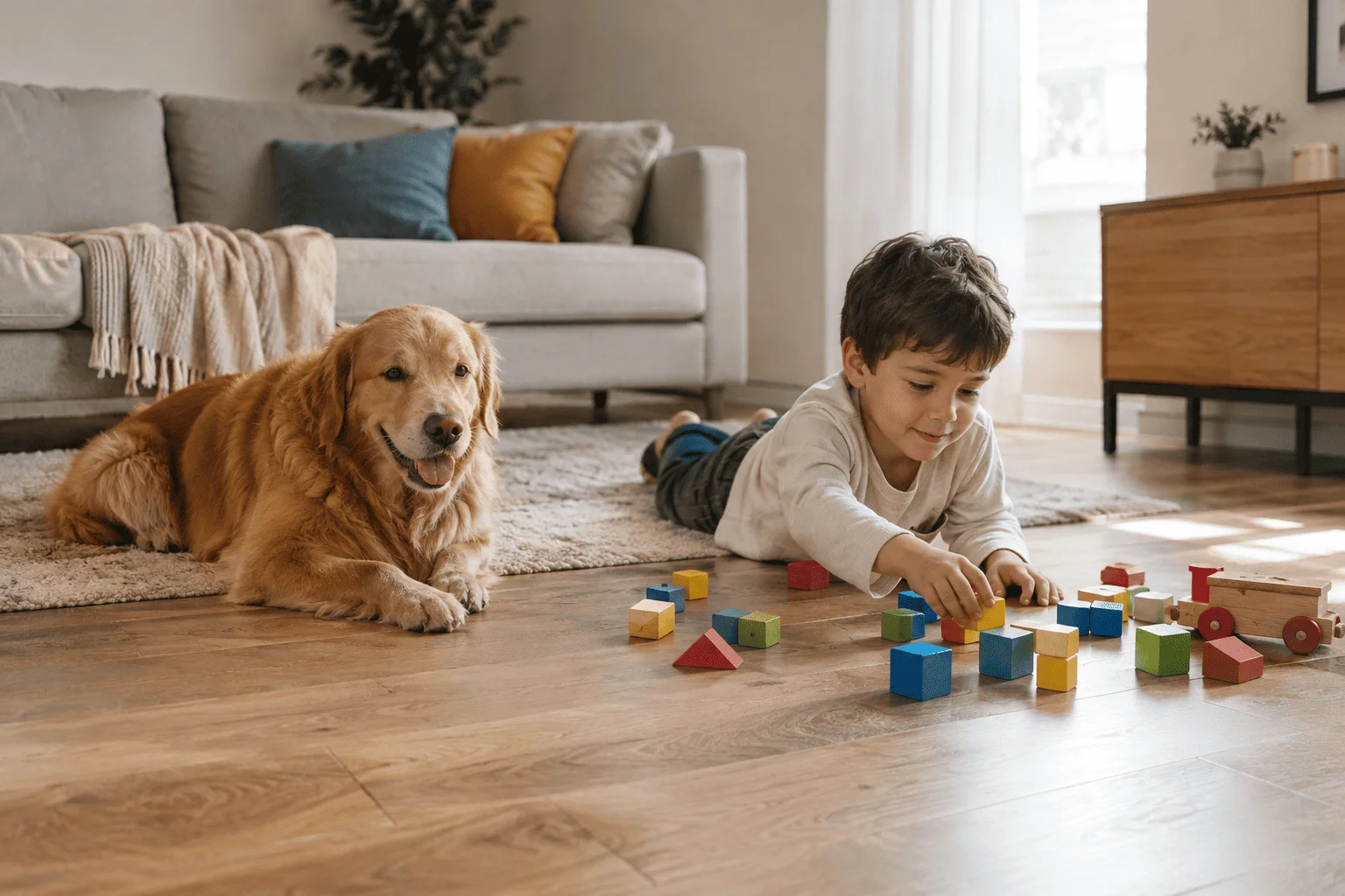 best flooring for homes with pets and kids NJ